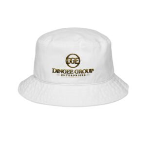 Embroidered Logo Bucket Hat — Dungee Group Gold Crest