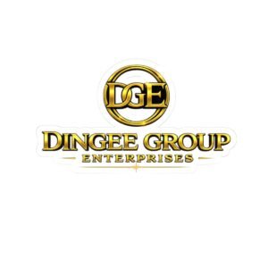 Dingee Group Enterprises Gold Logo Sticker