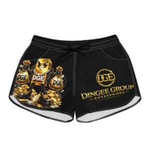 Dingee Group Gold Logo Women's Athletic Lounge Shorts