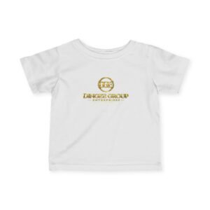 Infant Tee — Gold "Danger Group" Logo Baby T-Shirt
