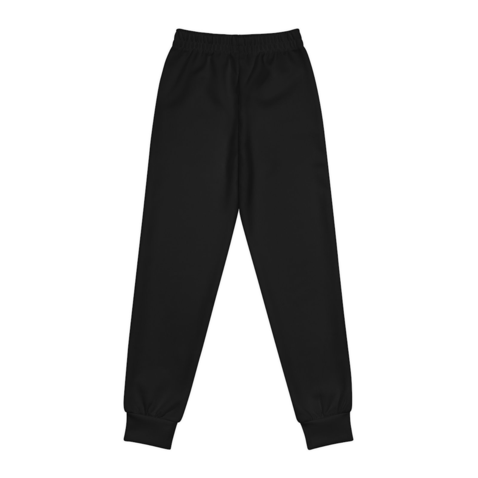 Youth Black Joggers — 'Empire Group' Gold Logo Sweatpants for Kids - Image 2